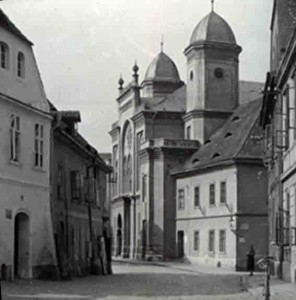 Die Saazer Synagoge vor 1945