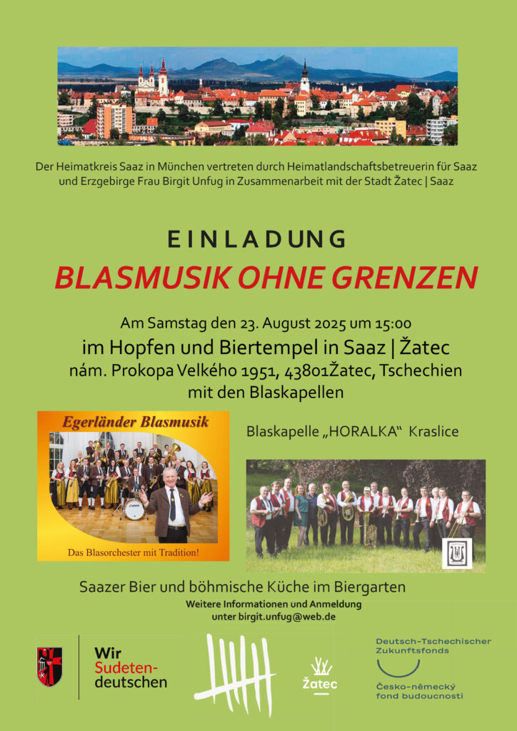 Blasmusik ohne Grenzen in Saaz 